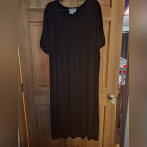 Ulla Popken 20/22 Black A line Dress